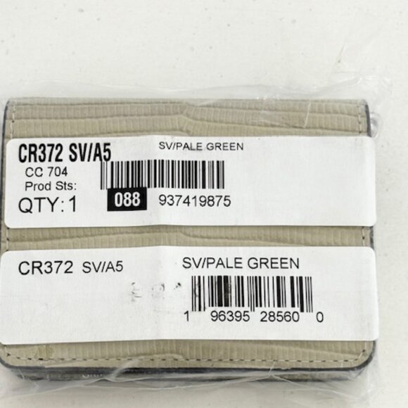 Coach Mini Wallet on Chain - NWT (pale green) - Picture 5 of 7